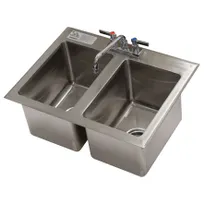 product of Advance Tabco DI-2-10-EC-X Special Value Drop-In Sink, 2-Compartment