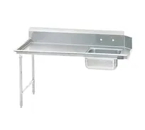 product of Advance Tabco DTS-S70-36L-X 35" Straight Soiled Dishtable w/ Left Table, Pre-Rinse Sink, Crossrails