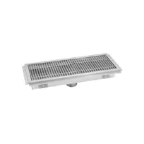 product of Advance Tabco FTG-1896 Floor Trough, 96"W X 18"D X 4" Deep