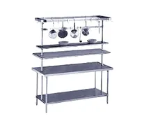 product of Advance Tabco PT-10-48 Overshelf, Table Mounted, Single, 48"W X 10"D