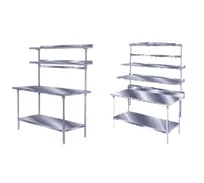 product of Advance Tabco SWT-72, 72" Stainless Steel Table Mounted Pot Rack / Utensil Rack w/ 18 Hooks, Semi-Circular