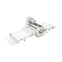 product of American Eagle AE-DSE45B Elite Series Bench Reversible Dough Sheeter, 17.75"W x 67"L Conveyor with Canvas Belts