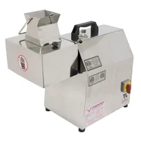 product of American Eagle AE-MC22N-3/4 Countertop Electric Meat Cutter Kit, 1.5 HP, 170 RPM, 3/4" Strips, Stainless Blades, #12 Hub, 115V 16A