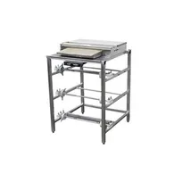 product of Alfa International 104A Heat Seal Wrapper Floor Model, 3-Roll, 8"x15" Teflon Hot Plate, Metal, Rod, 725W 115V
