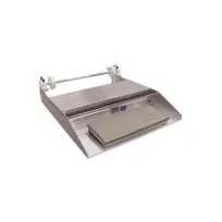 product of Alfa International 625A Heat Seal Table Top Food Wrapper, 22.5"W x 26"D, Stainless Steel & Aluminum, 725W, 115V