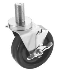 product of Alfa International HOL500 Caster, Swivel Hamburger Patty Press Part - Heavy Duty Stainless Steel