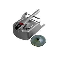 product of Alfa International PM-1 Countertop Hamburger Patty Press, Hand Operated, Aluminum Construction