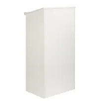 product of Alpine Industries ADI661-01-WHI Speakers Podium Lectern, Floor Model, 23"W x 15"D, Wood, White Finish