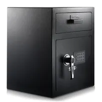 product of Alpine Industries ADI670-200-BLK Digital Depository Safe, 1.1 Cu. Ft., Steel, Black Finish, Digital Lock