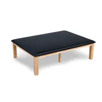 product of Alpine Industries ADI996-05-BLK 72" Massage Therapy Treatment Table, Upholstered, Black, Wooden Hardwood Legs