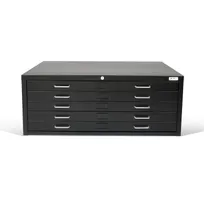product of Alpine Industries ADIOF500-02 Vertical File Cabinet, 5 Drawers, Blueprint, Heavy Gauge Steel