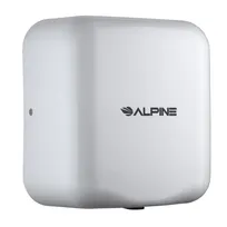 product of Alpine Industries ALP400-10-WHI Hand Dryer, Surface-Mount, Sensor, 10-Sec Dry, Heating, White Finish