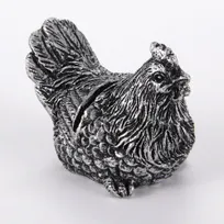 product of American Metalcraft CHPH - Polyresin Card Holder, Hen Design, 4" H x 6" W, Resin