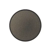 product of American Metalcraft HC28712 Mega Pizza Screen, 12" ID x 12-3/4" OD, 3/32" Holes, Anodized Aluminum