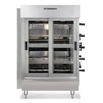 product of American Range ACB-4 Rotisserie Gas Oven w/ 4 Spits, 1 Burner, Port Pipe Heat, Sliding Doors