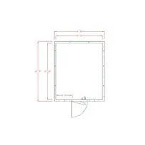 product of American Panel 10X12F-I 10' X 12' Indoor Walk-In Freezer w/ Floor, Self-Contained