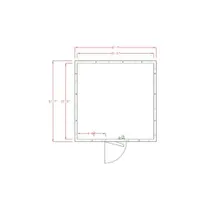 product of American Panel 12X12C-O 12' X 12' Outdoor Walk-In Cooler, Floorless, Remote Refrigeration