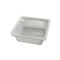 product of AllPoints 111510 Floor Sink Basket, 8-1/2"L, Square, White, Plastic