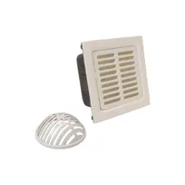 product of AllPoints 1171278 Floor Drain, 12" square x 6" deep - White Coating