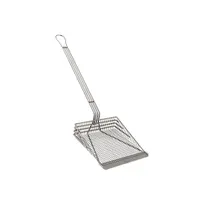 product of AllPoints 163227 Scoop and Skimmer, 8" x 8" Mesh Bowl, 15½" Nickel‑Plated Handle, 1/4" Mesh, 23"