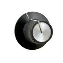 product of AllPoints 221178 Control Knob, 1-1/8" Od X 13/16"D, .187"D-Stem, Black, Plastic
