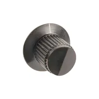 product of AllPoints 221230 Potentiometer Knob, 1-1/8" Od, Plastic, Black