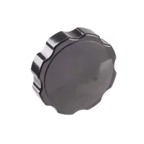 product of AllPoints 221294 Knob, Fluted, 1/2-13 Thread, Black
