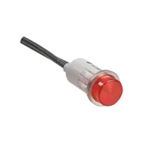product of AllPoints 381208 Indicator Light, Red, 1/2", 250V, 0.5 Watt