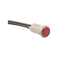 product of AllPoints 381472 Indicator Light, 1/2", Flat Lens, Wire Leads, Red, 28V
