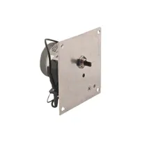 product of AllPoints 421558 Timer, 60‑Min Buzzer, .240"x.135" D‑Stem, 1/4" Tabs, 6" Leads, Steel, 115V 1‑Phase