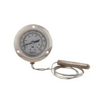 product of AllPoints 621054 Dial Thermometer - 3" Flange, Dial Display, 100°F to 220°F Range, Kitchen Hand Tool