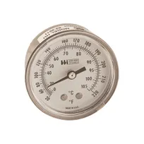 product of AllPoints 621069 Thermometer, 20°F‑220°F Range, Dial Display, Min 20°F Max 220°F, Metal Body - 1/Each