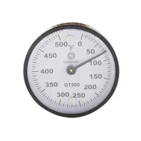 product of AllPoints 621076 Grill Thermometer – 2" Dial, 0‑500°F Range, Magnetic Feet, Comark GT500