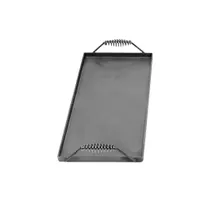 product of AllPoints 761152 Steel Portable Griddle Top, 10" x 22" x 1" Lip, Steel, Heat‑Resistant Handles