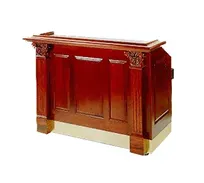 product of FWE AS-PSC-6 Architectural Series 96" Portable Back Bar-Mahogany Wood Front