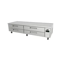 product of Asber ACBR-96 96" 4 Drawers Refrigerated Chef Base w/ (12) 12" x 20" Pan Capacity