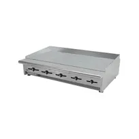 product of Asber AEMG-60 H 60" Countertop Gas Griddle with Manual Controls