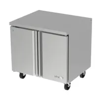 product of Asber AUTR-36 36" 1-Door Undercounter Refrigerator, Stainless Steel, Front Breathing, 9.2 cu. ft.