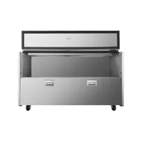 product of Atosa USA AMC-5801 58" Single Sided Milk Cooler, Forced Air, 16 Crates Capacity