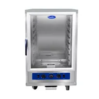 product of Atosa USA ATHC-9ES 1-Section 9-Pan Heated Holding Cabinet, 25" Wide, Glass Door, Stainless Steel, ENERGY STAR®