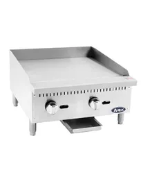 product of Atosa USA ATMG-24 24" CookRite Countertop Gas Griddle w/ Manual Controls, 60.000 BTU