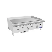 product of Atosa USA ATTG-36 36" CookRite Countertop Gas Griddle w/ Thermostatic Controls, 75.000 BTU