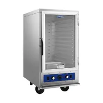 product of Atosa USA ATWC-9-P 42"H Heated Holding Cabinet, 12-Pan (18x26), Stainless Steel, Insulated, Mobile, 80-220°F