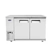 product of Atosa USA MBB59GR 57" Two Section Back Bar Cooler with Solid Door, 17.3 cu. ft.