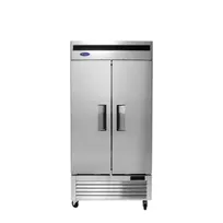 product of Atosa USA MBF8506GR Reach-In Refrigerator w/ 2 Solid Door, Bottom Mounted, Stainless Steel 28.5 cu. ft.