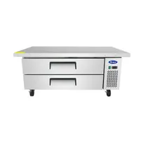 product of Atosa USA MGF8452GR 60" 2 Drawers Refrigerated Chef Base, Includes (6) 12 x 20 pans, 8.4 cu. ft.