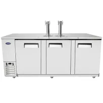 product of Atosa USA MKC90GR 89" 2 Towers Draft Beer Cooler Dispenser, 30.1 cu. ft.