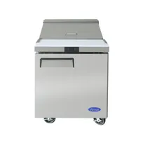 product of Atosa USA MSF8301GR 27" One Section Sandwich/Salad Prep Table w/ 1 Door, 8 Pans, 7.2 cu. ft.