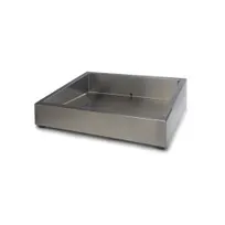 product of Atlas Metal CTIP-2424 Insulated Ice Pan, 24" x 24" Square, 304 Steel Ball Valve Drain, NSF
