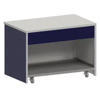 product of Atlas Metal INFFT-3 50" Utility Solid Top, Open Cabinet Base with Apron